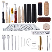 공구 가죽 공예 DIY 가방 취미 수공구 고급 제작 키트 도구 재료, E 이미지 옵션 상세 페이지 하단 참조
