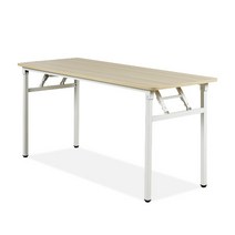 접이식 테이블 사무용 연수용 컴퓨터 책상, 1800x450(YWD6028-WH)