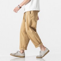 남성 빅사이즈 허리 밴딩 통 와이드 팬츠 3컬러 XLXXXL 바지 통와이드