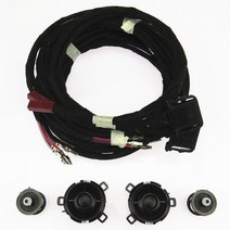 5kd035411a 7l6868243 리어 도어 트위터 부저 + 스피커 케이블 하네스 for vw golf mk5 6 jetta scirocco 5kd 035 411a 7l68 6, 없음