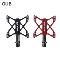 GUB 알루미늄 나비 초경량페달 GC-009, 레드