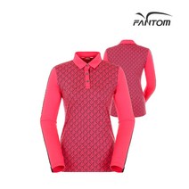 팬텀 골프골프 여성 긴팔티 기모 기능성 티셔츠_F22183TO070_PK, 90, PK
