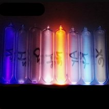 봉인 된 유리에 8 개의 희귀 한 빛나는 가스 99.999% 순수 크립톤 헬륨 네온 아르곤 크세논 산소 질소 수소 요소 수집, Neon D14x60mm