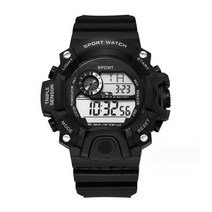 릴리더즈 아웃도어 등산 전자시계, 1개, 블랙