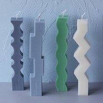 몰드몰 수제몰드 - 기하학 ( 4종 ) 라인몰드 2d 캔들몰드, A타입