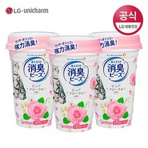LG유니참 데오토일렛 뿌려쓰는 비즈 탈취제(플로럴향) 3개, 단품, 단품
