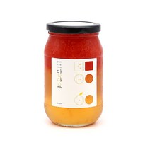 [당일발송]담아요 수제 자몽청 540g 자몽에이드 자몽차 자몽알갱이가 톡톡터지는 수제자몽청, 1병, 540ml