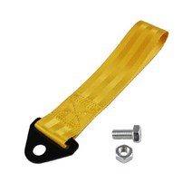 자동차 견인고리 (에서 선박 us) 유니버설 견인 로프 고강도 나일론 트레일러 레이싱 자동차 눈 스트랩 범, 05 yellow