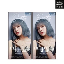 [트레이딩제이]미쟝센 올뉴 헬로버블 6A 더스티애쉬 거품 셀프 염색약, 2개, 없음