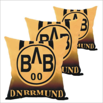 독일축구선수 도르트문트 클럽 사각쿠션 스포츠팬용품, 2개 도르트문트 클럽 사각쿠션 스포츠팬용품