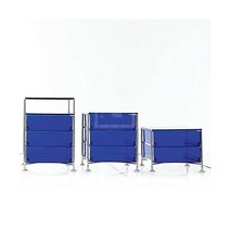 카르텔 Kartell 2021L2 4 서랍 이동식 컨테이너 코발트 블루 152472