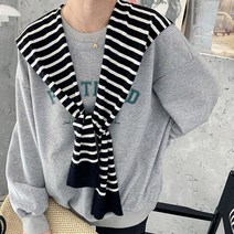레이어드 가디건 여성 외출 스타일 단가라 숄 페이크 어깨 페이크케이프 봄 패션 코디 어깨니트 어깨숄 간절기 여자
