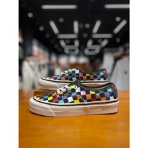 (VANS) 보드화 남여공용 스니커즈 애너하임 믹스 체커보드 어센틱44DX (블랙) (VN0A5KX4AWC)(1144574)