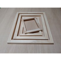 [예다숲] 실크스크린 손잡이왁구 나무왁구 나무틀 나무프레임 실크틀, 20.5 x 30 (갈색)