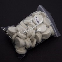 양모 연마 휠 폴리싱 디스크 50 개 25mm/13mm/9mm drem 용 버핑 라운드 생크 3.2mm, 02 25x7mm L wheel_01 50 pcs