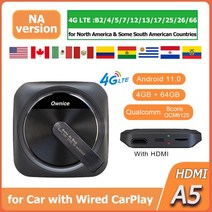 Autoux autoux 카플레이 오토유엑스 AUX Ownice-A1 A3 카플레이 ai 박스 DVR HDMI 안드로이드 자동 애플 카, 04 A5-HD-NA