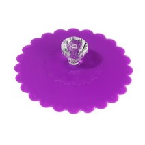 만화 귀여운 실리콘 컵 커버 내열성 누출 방지 밀봉 뚜껑 캡 방진 흡입 차 커피 홈 용품, [28] Dia 11 cm, [28] Dia 11 cm