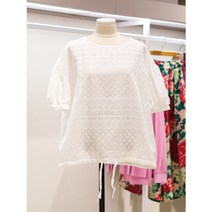 러브앤쇼 [러브앤쇼]NEW 스티치아일렛블라우스 LCDEGBL03