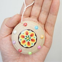 쉬운 설날 전통문양 나무 우드 요요놀이 만들기 5인 4세 5세 어린이집 학습 수업재료 추석