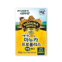 마누카 프로폴리스 벌꿀캔디 10정 42g 12개, 단품