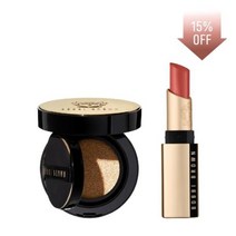 (백화점 정품) 바비브라운- 15%OFF 세럼 쿠션 + NEW 럭스 매트 립 세트, 라이트 + 빅 시티