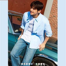 [지오다노] 오버사이즈 옥스포드 셔츠 01043503 NC신구로