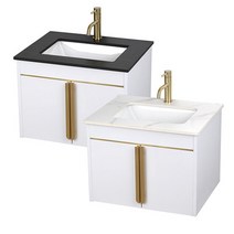 조이 벽걸이 하부장세면대(2color)화이트 욕실하부장, 바오 대리석 패턴 화이트