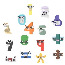 호환블럭 아이디어 늑대 인간 숫자 블럭 연산 세트 MOC-c9239y28 창작 신제품