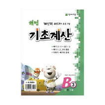 해법 기초계산 B3(6세), 천재교육