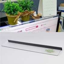 책상 모니터 주변 공간 메모판 부착식 다용도 선반, 본상품선택