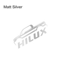 자동차 창 사이드 스티커 Toyota Hilux Revo Vigo Rocoo 픽업 스타일 데칼 트럭 비닐 장식 커버 튜닝 액세, 09 Matt Silver_02 2 Pieces