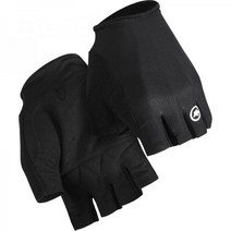 ASSOS 아소스 자전거 장갑 Assos RS TARGA 짧은 손가락 블랙 시리즈, XXS (17 cm)