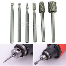 6pcs HSS 라우팅 라우터 그라인딩 비트 로터리 도구 용 덩어리 DREMEL BOSCH MINI NEW, 6개