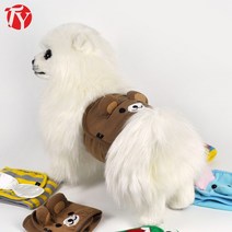 딩동이네 강아지매너벨트 수컷강아지 마킹방지, L, 꿀벌