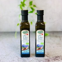 고챠도로 유기농 100% 아마씨유 오일 250MLx2병 냉압착 이탈리아 식물성 오메가3 6 9 오가닉 아마씨드 기름 먹는방법 리놀렌산 영양제 나쁜콜레스테롤내리고 좋은콜레스테롤올리고 샐러드드레싱 나물요리 볶음요리 재료 미용팩 시즈닝오일 영양성분 효능, 2병, 250ml