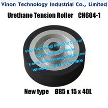 Chmer CH6041 우레탄 텐션 롤러 CH4111 EDM 휠 CHMER 예비 부품 신형 D85 x 15x40mm, 한개옵션0
