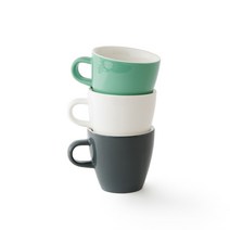 애크미 튤립 170ml 아메리카노 커피 잔 컵 세트, 브라운