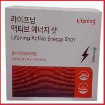 라이프닝 액티브 에너지 샷, 360g, 1개