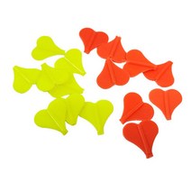 실리콘 하트 찌돋보기 10개 1세트, 형관그린, 소