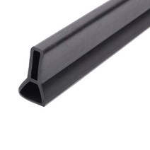 리빙준 샤워 부스 물막이, 블랙 1M x 1개, 1개