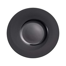 접시 NARUMI 나루미 플레이트 블랙 매트 브라이트 27cm 림 일본제 580450C5527