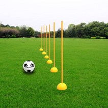 리바운드 훈련 장비 풋살 축구 리턴볼 매트 시험 폴 스네이크 런 코너 플래그 주차 리버스 파일 단일 이동, 1. 杆子底座各6个高15米