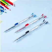 라이노바 직선 볼펜 샤프 2종 / 멀티필기구 밑줄긋기 사이드노크 노트필기 그래프그리기, 직선샤프 검정