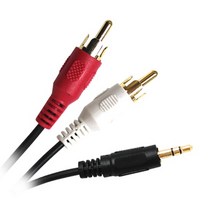 AUX 2RCA 노트북 티비 빔프로젝터 스피커 연결선 10m