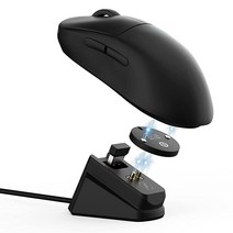 MOSHOU 마우스 무선 충전기 스테이션 로지텍g프로 X 초경량 G903h G703h G502 라이트스피드 레이저 데스에더 V2 나가 바이퍼 바실리스크 얼티밋 게이밍 도크 호환