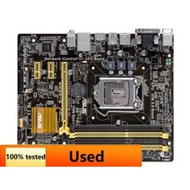 메인보드 컴퓨터 마더보드 asus lga1150 b85m-g 마더 보드 m-atx b85m ddr3 for intel b85 32gb 데스크탑 usb3.0 sata3 원래 분해, 없음