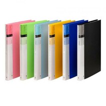 문화산업 F520-3 PP 인덱스클리어화일 B4 색상선택, 연두