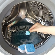원룸청소기 소형청소기 미니청소기 무선미니청소기 14 탭 세탁기 클리너 세탁기 청소 세제 발포성 태블릿 클리너 세탁기 가정용 청소 도구, 1개