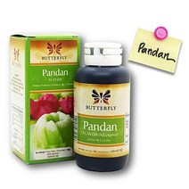 Pandan Flavoring Extract by Butterfly 2 Ounce (60 ml) with Mini Refrigerator Magnet, 1