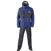 다이와 DAIWA 방풍 방수 투습 고성능 낚시복 낚시 수트 상하의 세트 DR-36008, 네이비 블루